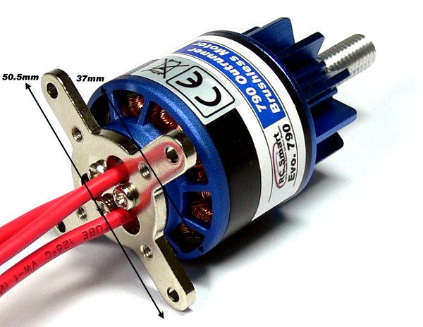 RC Airplane 790 RPM/V Outrunner Brushless Motor OM432  