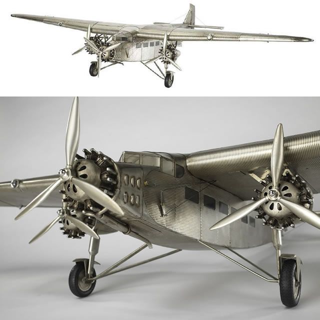 Museum Quality 123 Scale Ford Trimotor 40 Wingspan  