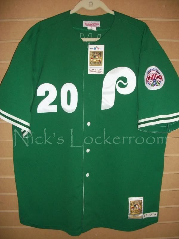   Mitchell & Ness 80 St Patricks Phillies M Schmidt Throwback Jersey 52