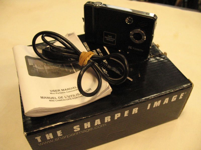 Sharper Image Mini Camcorder Model F3356771  