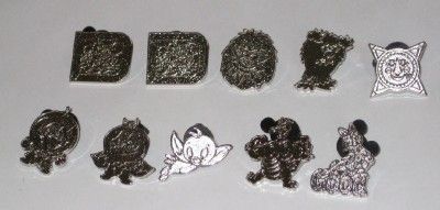 2011 Hidden Mickey Chaser Disney 10 Pins SILVER Figment  