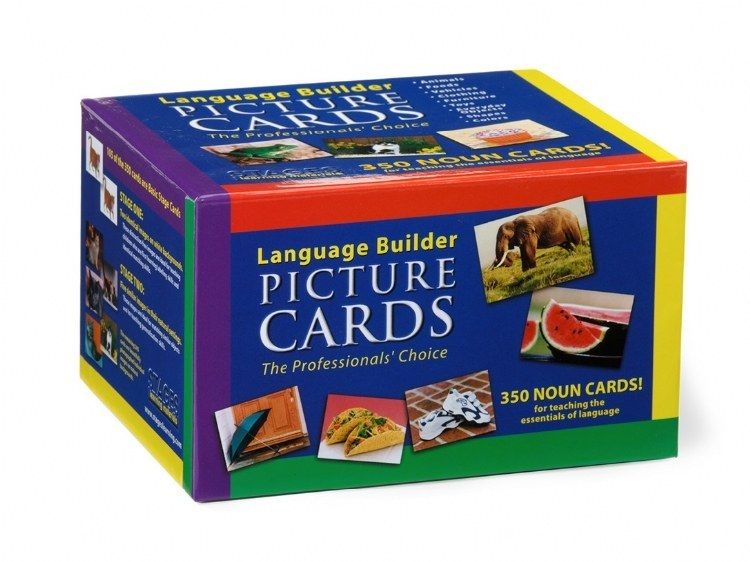 STAGES LANGUAGE BUILDER PICTURE NOUN CARDS AUTISM  