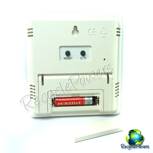 Digital Temperature Humidity Meter Thermometer Clock  