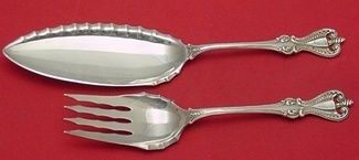 OLD COLONIAL BY TOWLE STERLING SILVER FISH SERVING SET 2PC FHAS  