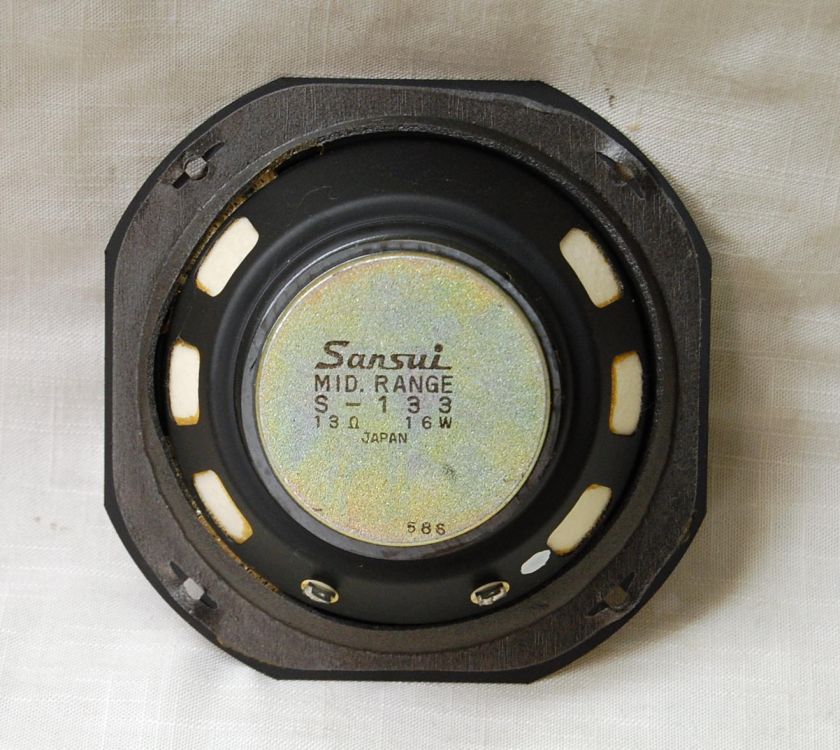 Sansui S 133 midrange speaker driver (4 available)  