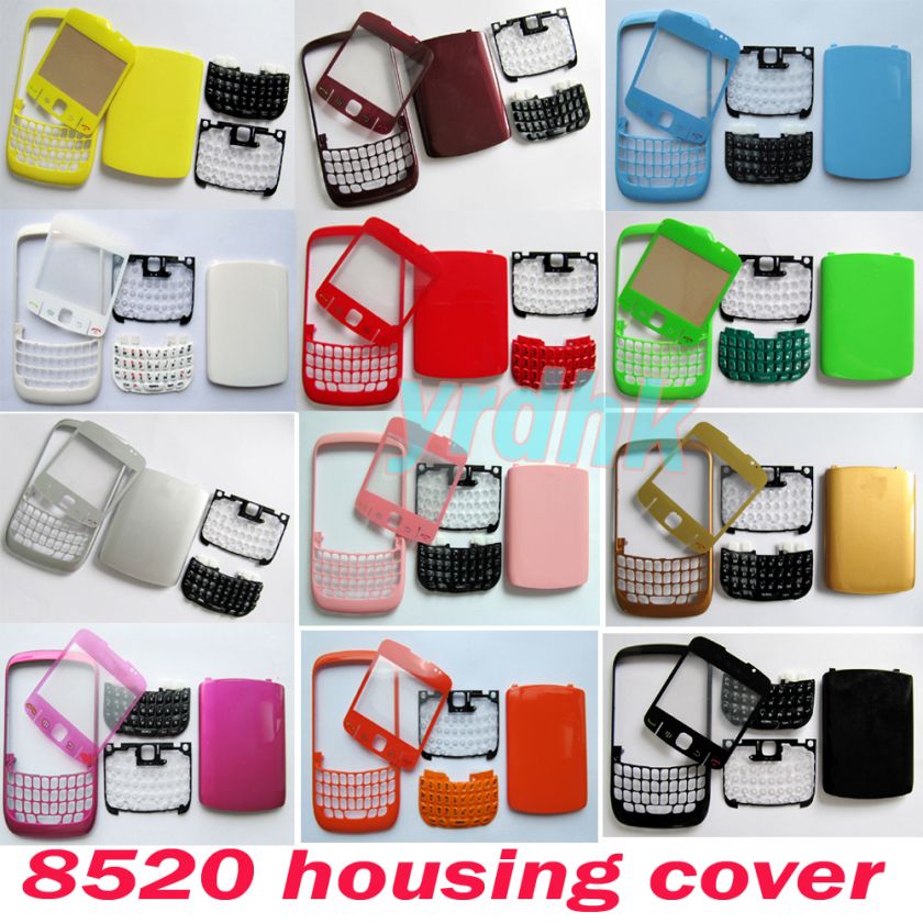   Cover Fascias Keypad Case for Blackberry Curve 8520 1/12 Colors  