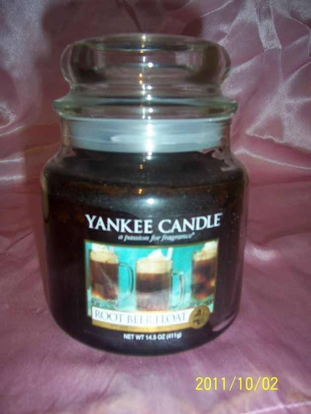 RARE YANKEE CANDLE 14.5 OZ ROOT BEER FLOAT JAR CANDLE 60903261014 